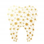 graphic of a tooth showing the relationship between SEO and teeth.